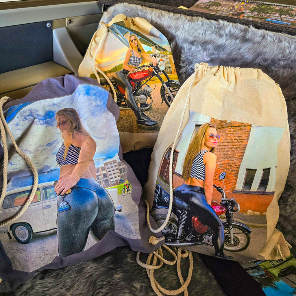 Trabant Kulturbeutel "Emmi" – stylischer BackPack aus Baumwolle